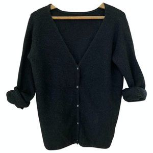 Sezane Barry Cardigan - Black XS